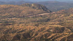 360 west desert aerial border fence