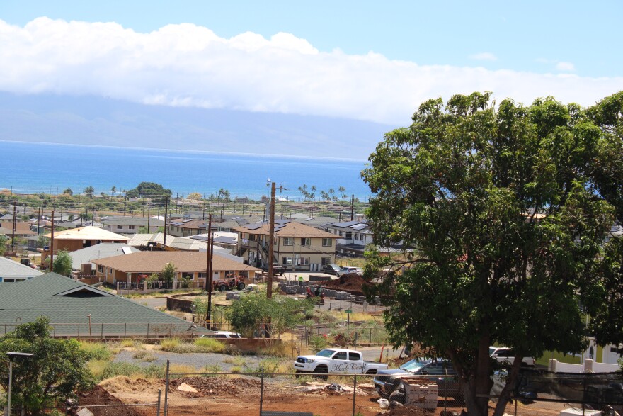 A view of Lahaina homes three years after the Maui wildfires on July 10, 2026.