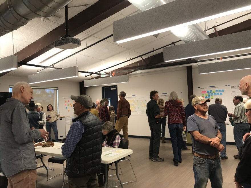 Over 80 San Miguel County Residents stopped by for the land use open house.