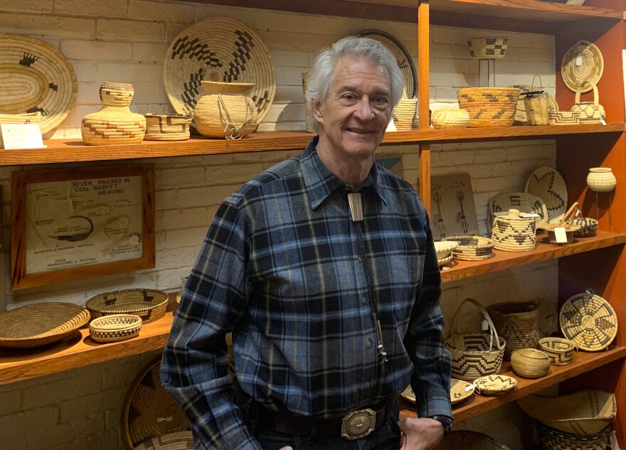 Jackson Clark II is the owner of the Toh-Atin gallery. He comes from a family of local business owners. 