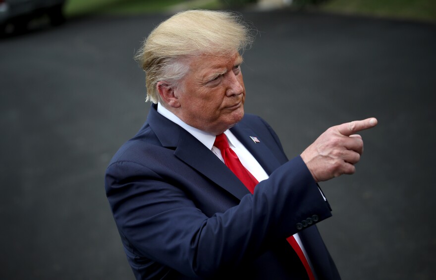 President Trump, seen speaking to reporters at the White House on Monday, has fired his national security adviser. With John Bolton gone, what does that mean for Afghanistan peace talks and other major foreign policy?