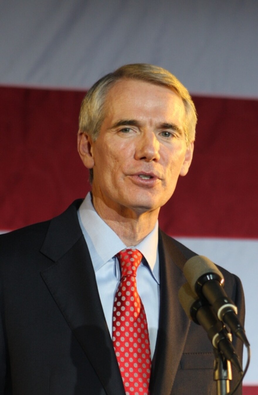 GOP Senator Rob Portman (WCPN stock photo by Brian Bull)