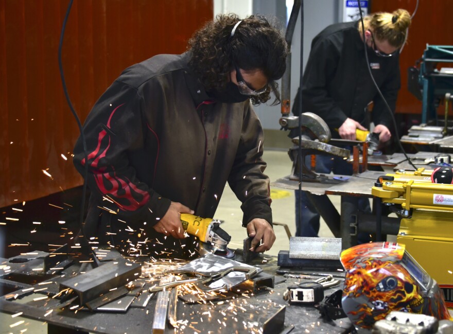 The new grants could be used for helping students earn certifications in careers like welding.