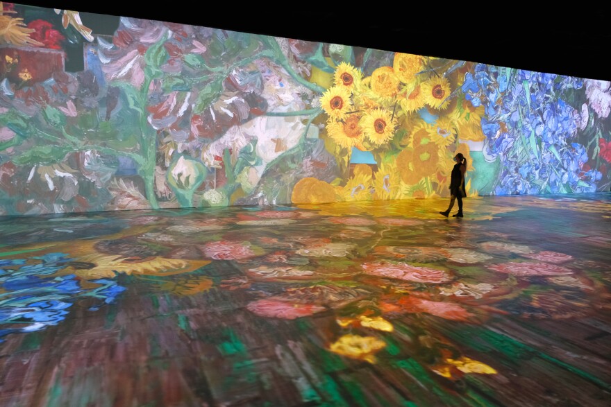 The "Beyond Van Gogh" installation as it appeared in Miami recently.