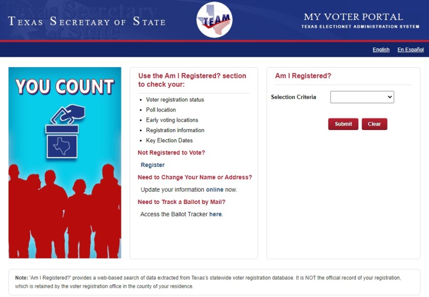 January 31st Texas Voter Registration Deadline For March Primary Voting