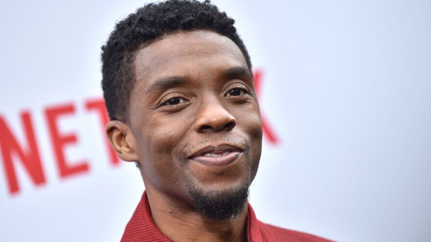 Chadwick Boseman, pictured in June 2019 in Los Angeles, portrayed historical figures with dignity and humanity. In public comments, he gave thanks to those who came before him.