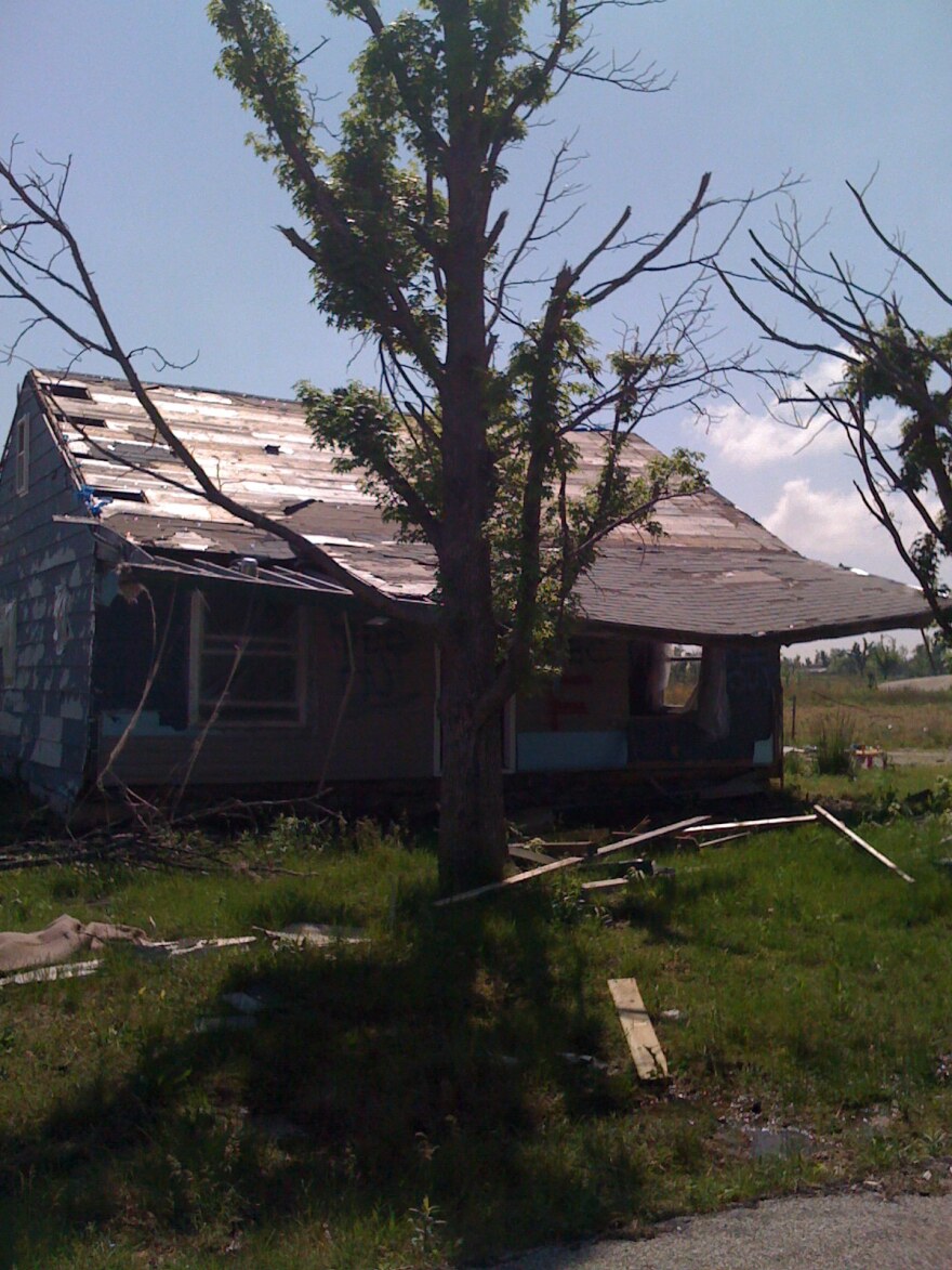 An abandon house in Picher, Oklahoma