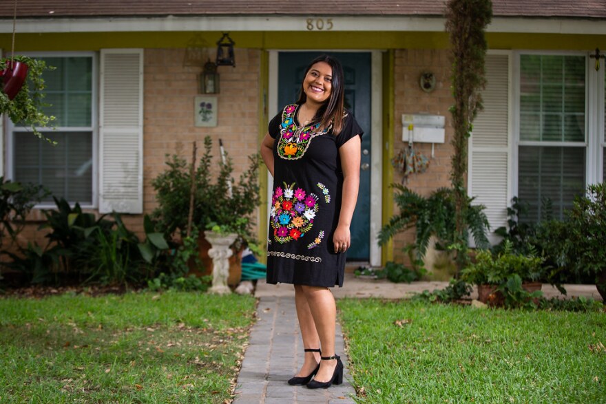 Chantal Flores-Malagon is graduating from Crockett High School. 