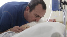 Visits from loved ones are more difficult, if not impossible, and keeping a dying patient comfortable at home can be more challenging. (J Pat Carter/AP)