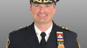 Head and shoulders shot of incoming Syracuse Police Chief Mark Rusin dressed in uniform