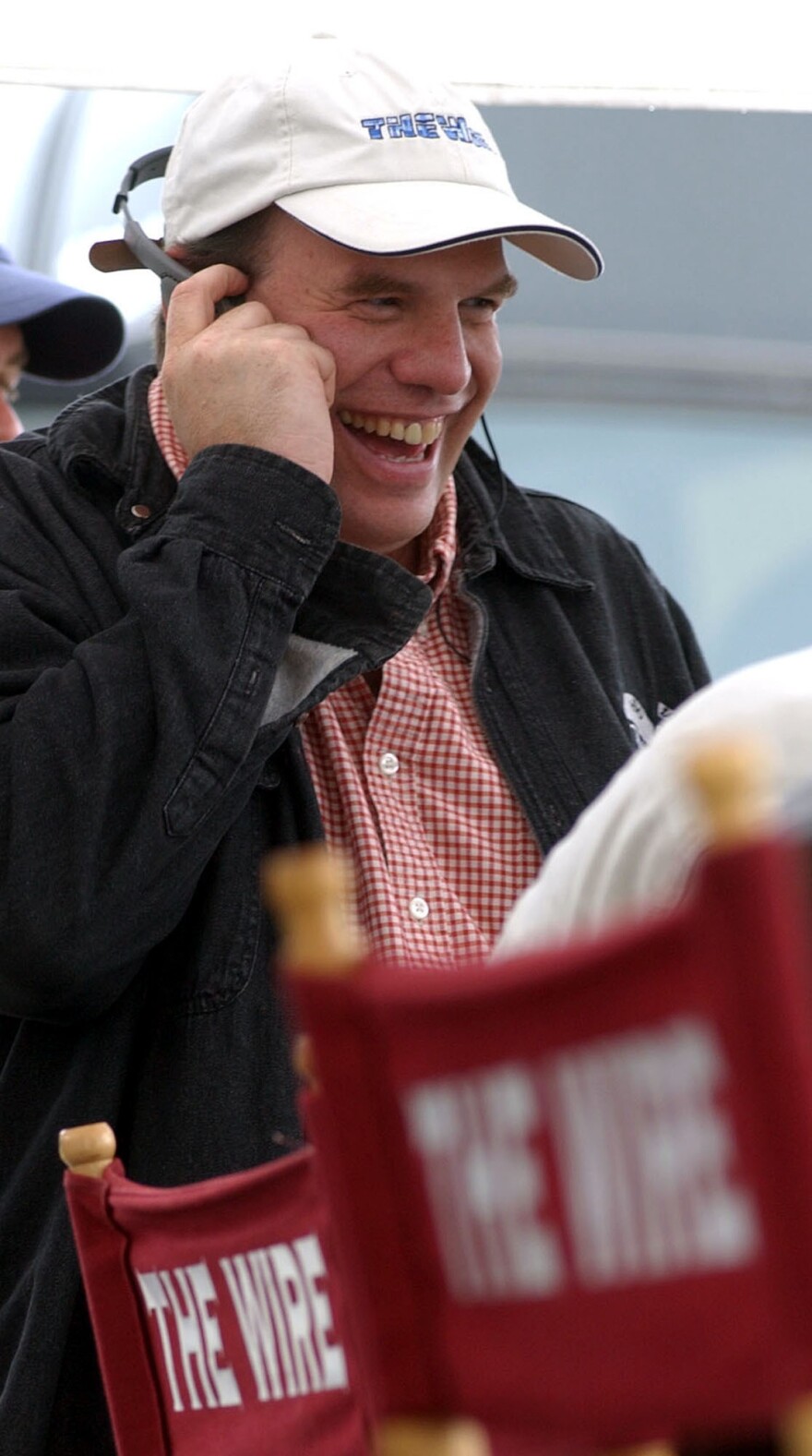 David Simon, creator of <em>The Wire</em>, on the set in 2002.