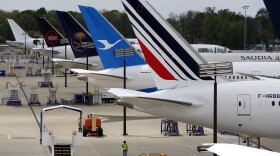 Boeing 787 Dreamliners go through preparations for customer approval at the company's facility in North Charleston, S.C., in 2017. A Wall Street Journal report says the company plans to consolidate Dreamliner assembly in South Carolina.