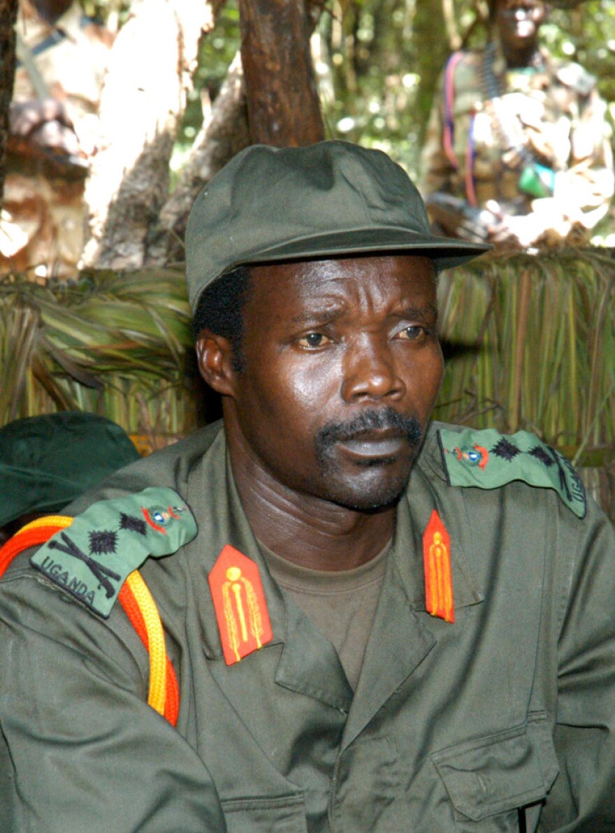 Joseph Kony, leader of the Lord's Resistance Army, in 2006.