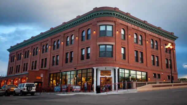 The Holmes Hardware Company building on Pueblo's Historic Union Avenue stood vacant for decades. In April 2023, after Denver investors funded a multimillion dollar renovation, it re-opened as the Fuel & Iron Food Hall, featuring five restaurants and 28 apartments.