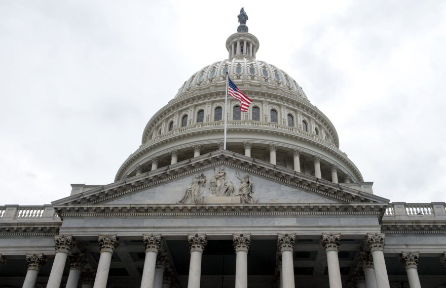 The U.S. Capitol is seen in Washington, D.C., on May 4, 2017 after the House of Representatives narrowly passed a Republican effort to repeal and replace the Affordable Care Act. (Nicholas Kamm/AFP/Getty Images)