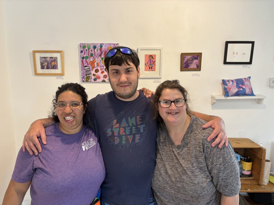 Sophie Jacobs (left), Colby Padulo (center), and Barbara Carter (right).