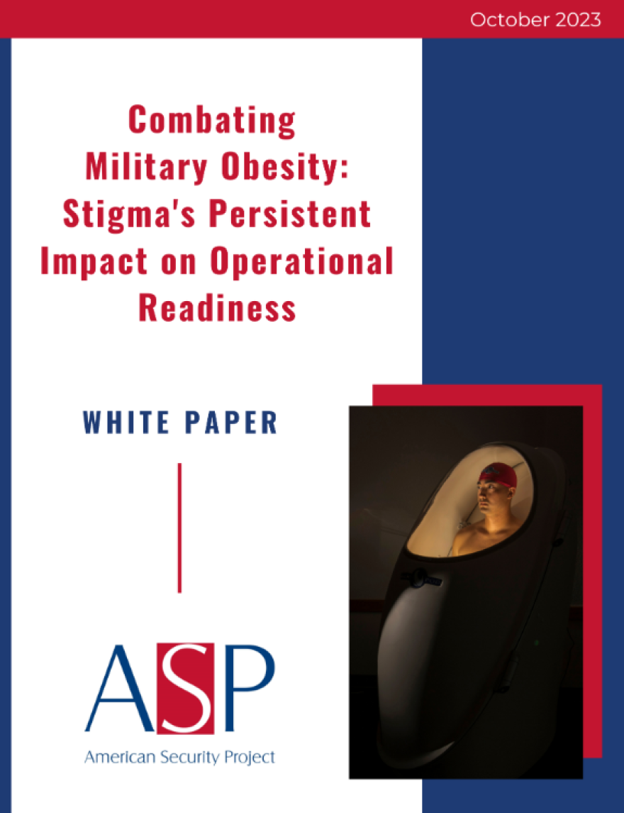 In the 2023 ASP white paper, a major critique of the U.S. military was its removal of body mass statistics from military recruitment and disability reports used by DoD stakeholders and Congress has resulted in incomplete and misleading conclusions.