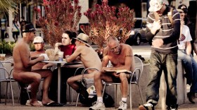 Hanging out in San Francisco's Castro district; Nov. 3, 2010.