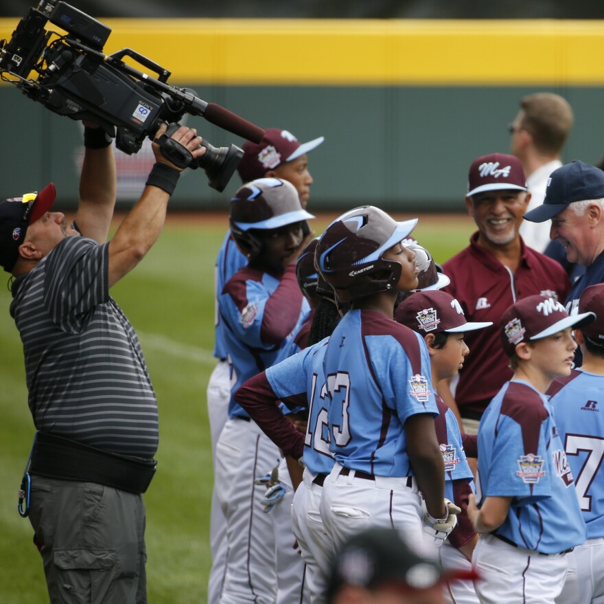 Wherever Davis and her teammates have played, the cameras haven't been far behind.