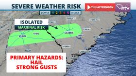 Severe Risk Thursday Afternoon and Evening