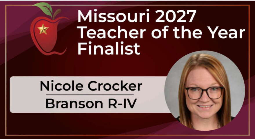 Nicole Crocker is a finalist for Missouri's 2027 Teacher of the Year