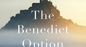 A portion of the cover of "The Benedict Option" by Rod Dreher.