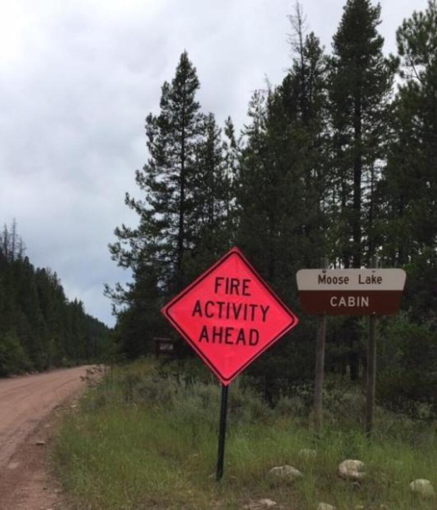 In the Whetstone Ridge Fire area in the Beaverhead Deerlodge National Forest