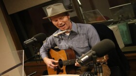 Jake Speed in the WVXU studio.