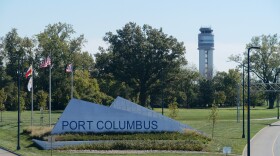 Port Columbus Airport sign