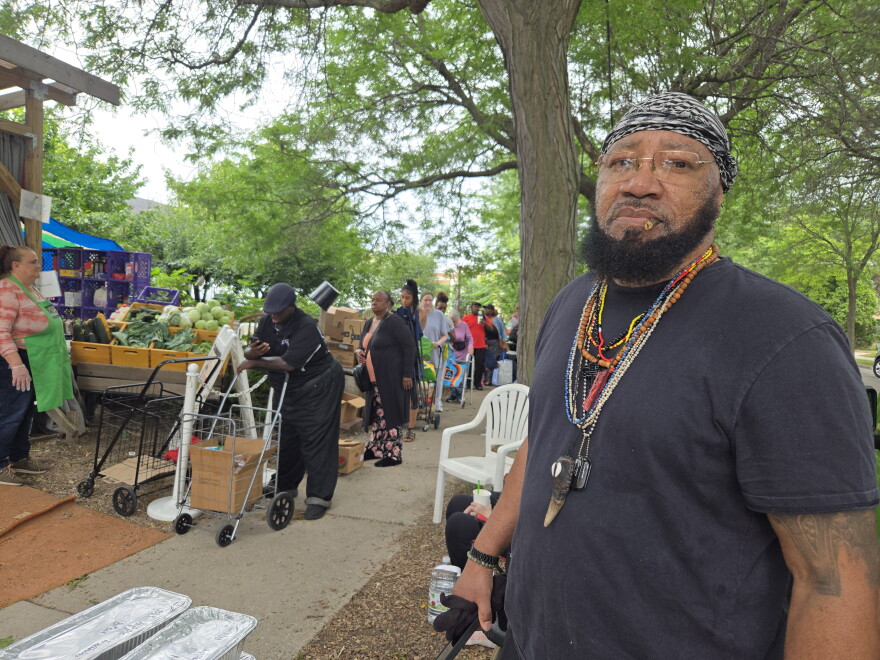 Antonio Felder volunteers at the Gathering Table and lives in the Harambee neighborhood.