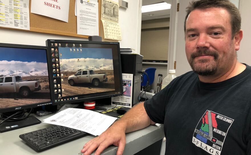 Dan Jenkins, with the Harney County Sheriff's Office, has been investigating the killings of several cattle on Silvies Valley Ranch.