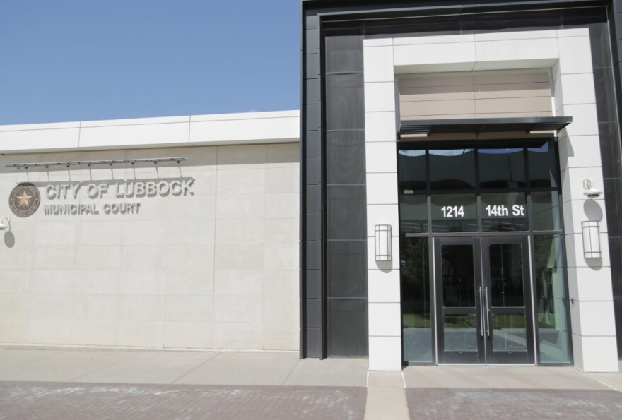 A picture of the Lubbock Municipal Court building. 