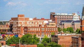 Skyline of downtown St. Jopseh, Missouri
