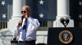 U.S President Joe Biden gives remarks during an event celebrating the passage of the Inflation Reduction Act on the South Lawn of the White House on September 13, 2022 in Washington, DC. H.R. 5376, the Inflation Reduction Act of 2022 was passed by the House and Senate and later signed by Biden in August. (Photo by Anna Moneymaker/Getty Images)