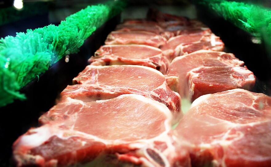Regular beef shoppers might have to turn to less expensive protein like pork and chicken until the cattle industry recovers from a profit-squeezing crisis that has kicked up beef prices. (Jessica Naudziunas/Harvest Public Media)