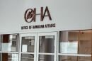 Outside of the Office of Hawaiian Affairs on