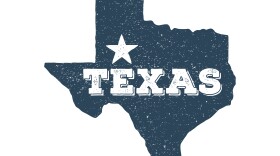 Texas vector map stamp. Retro distressed insignia with US state map. USA state map vector illustration. - Vector
