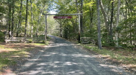  The entrance to Deer Lake Scout Reservation in Killingworth, Connecticut.