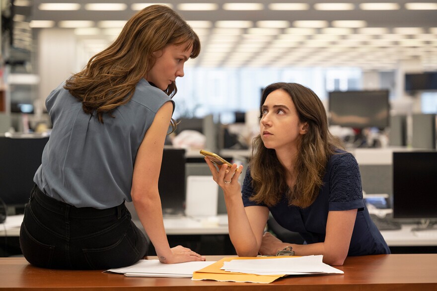  Investigative journalists Jodi Kantor and Megan Twohey portrayed by Zoe Kazan and Carey Mulligan in the film “She Said,” sparked a worldwide #MeToo movement that changed the landscape of sexual assault and sexual misconduct. 