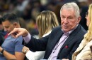 Jerry Colangelo watches game action between Arizona State and Northwestern during the second half of an NCAA college basketball game, Wednesday, Dec. 20, 2023, in Phoenix. (AP Photo/Rick Scuteri)