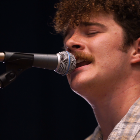 Ethan Larson performing live at Studio A Cafe
