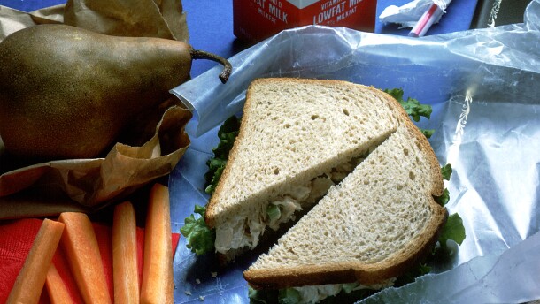 School sack lunch photo