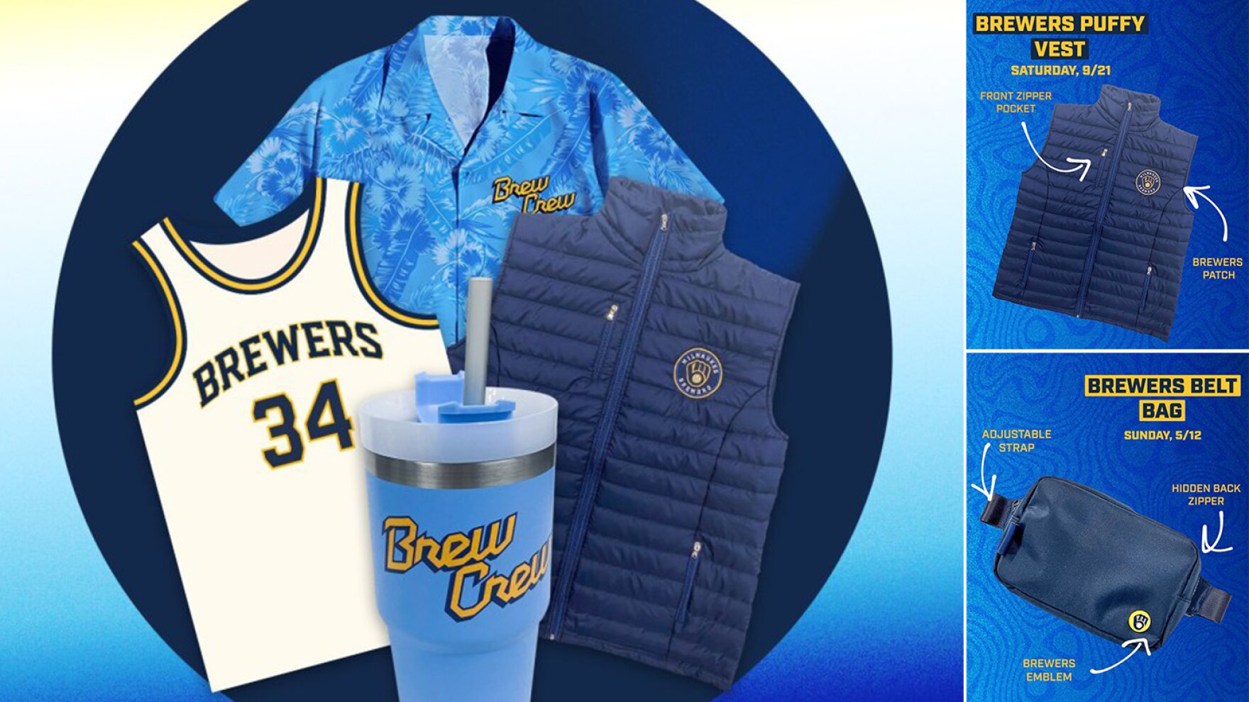 Brewers unveil their promotional giveaways for the 2025 season Radio