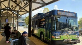 An Asheville city bus.