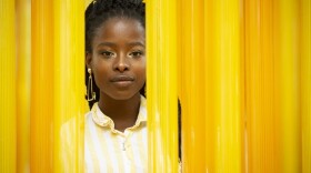 Amanda Gorman '20, the first Youth Poet Laureate of the United States, is pictured in Harvard Yard at Harvard University. (Stephanie Mitchell/Harvard Staff Photographer)