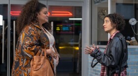 Michelle Buteau (left) and Ilana Glazer in "Babes."