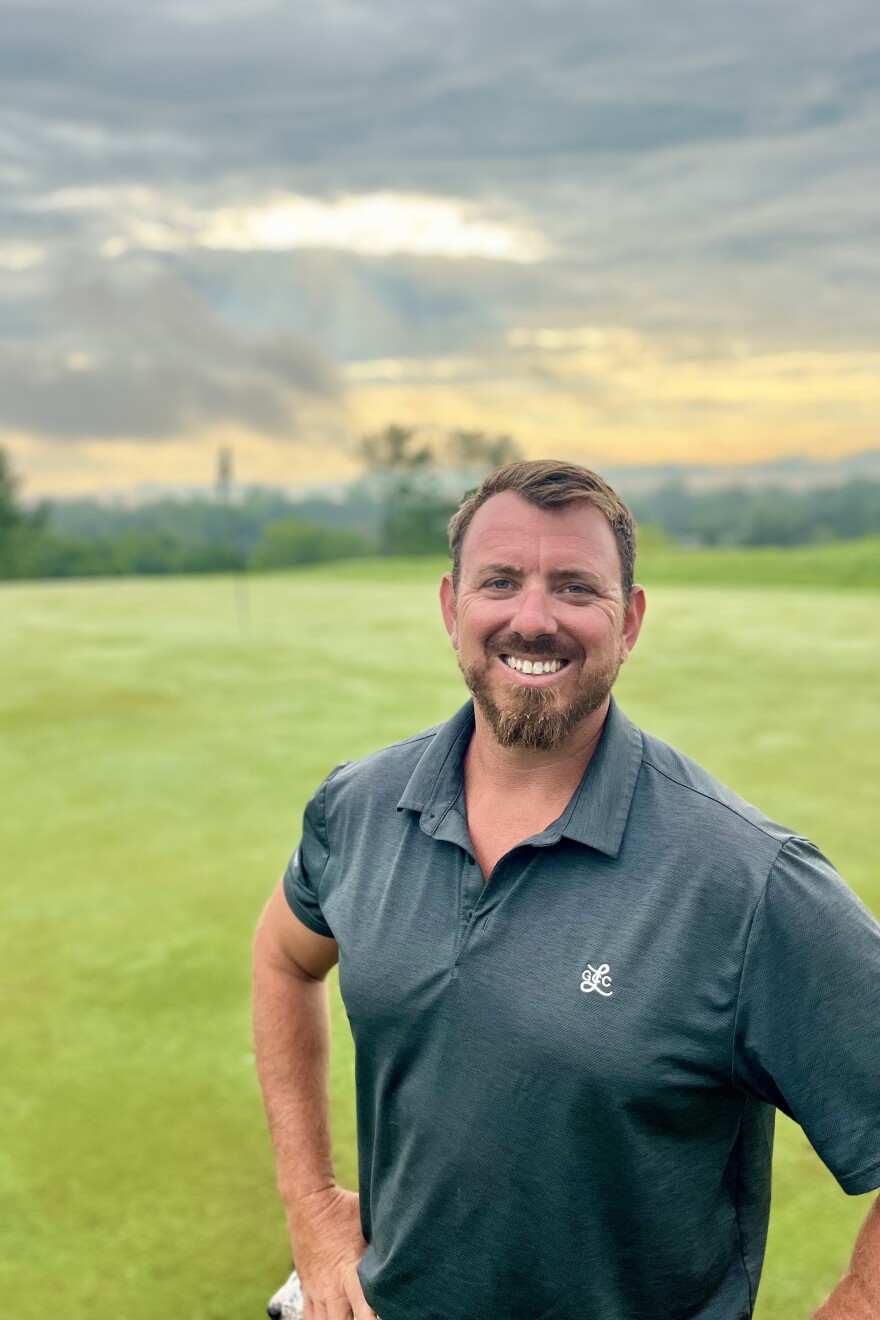 Peter Danaher, golf course superintendent, has been with the Tribrook Club for three years.