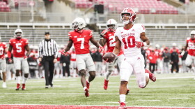 No decision has been made on Saturday’s game against Purdue.