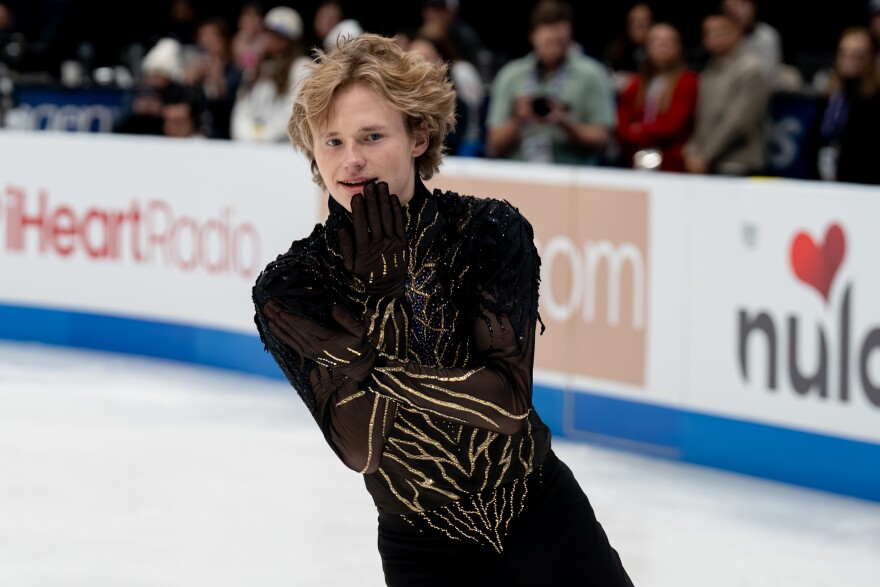 Ilia Malinin competes in the men’s free skate during the 2026 U.S. Figure Skating Championships at the Enterprise Center on Saturday, Jan. 10, 2026, in St. Louis’ Downtown West neighborhood.