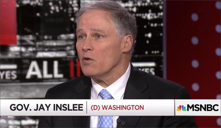 Washington Gov. spoke to MSNBC's Chris Hayes on Monday night. MSNBC